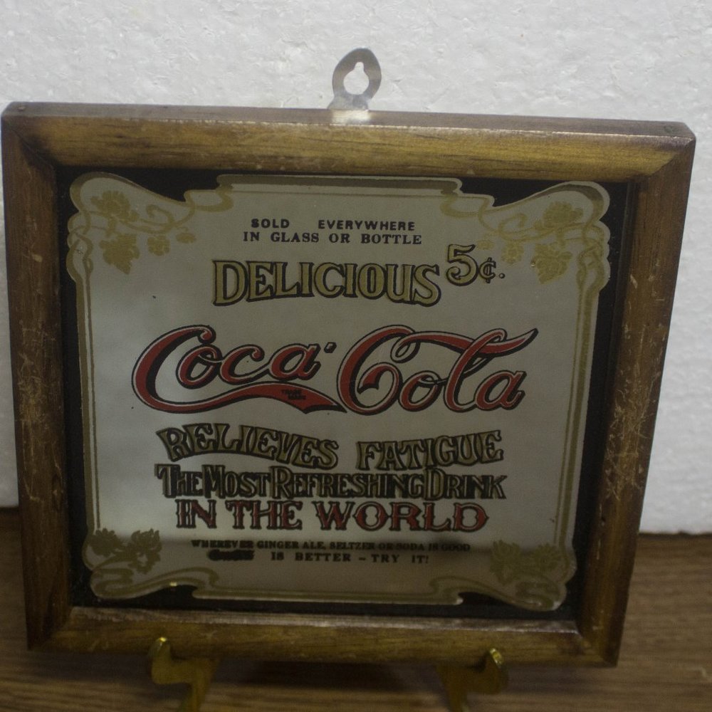 Small Coca-Cola Advertising Mirror